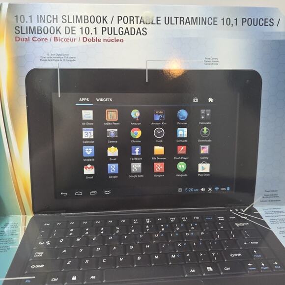 Icraig CLP289 10.1" Dual Core 4GB Slimbook - Android New Easy To Use WiFi Camera - Picture 6 of 6